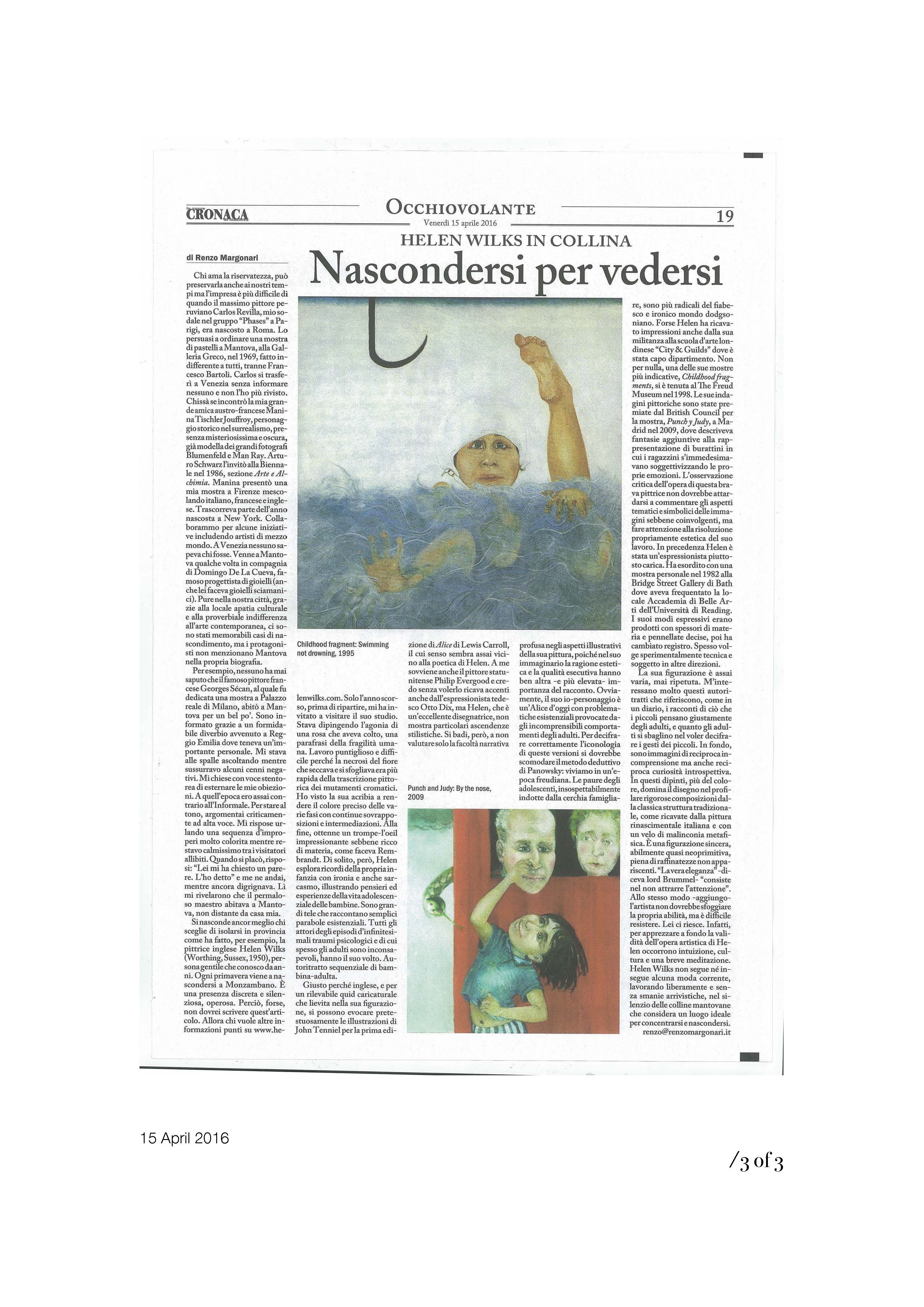 Occhiovolante HW Article